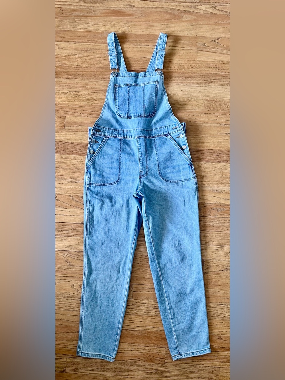 Women’s denim overalls sz 8 - Picture 1 of 4